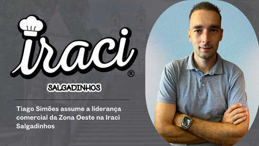 Tiago Simões assume a liderança comercial da Zona Oeste na Iraci Salgadinhos