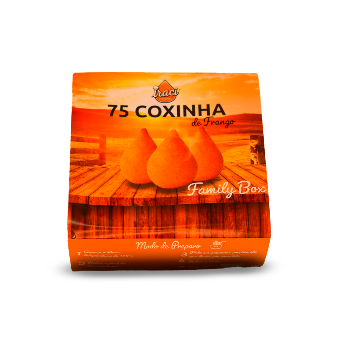 Mini Coxinha de Frango 20gr 4CV x 75UN - CAIXA