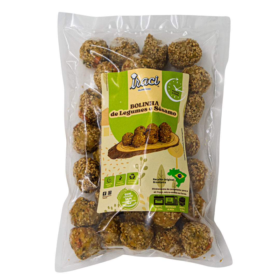 Mini Bolinha de Legumes e Sésamo 20gr saco 2kg