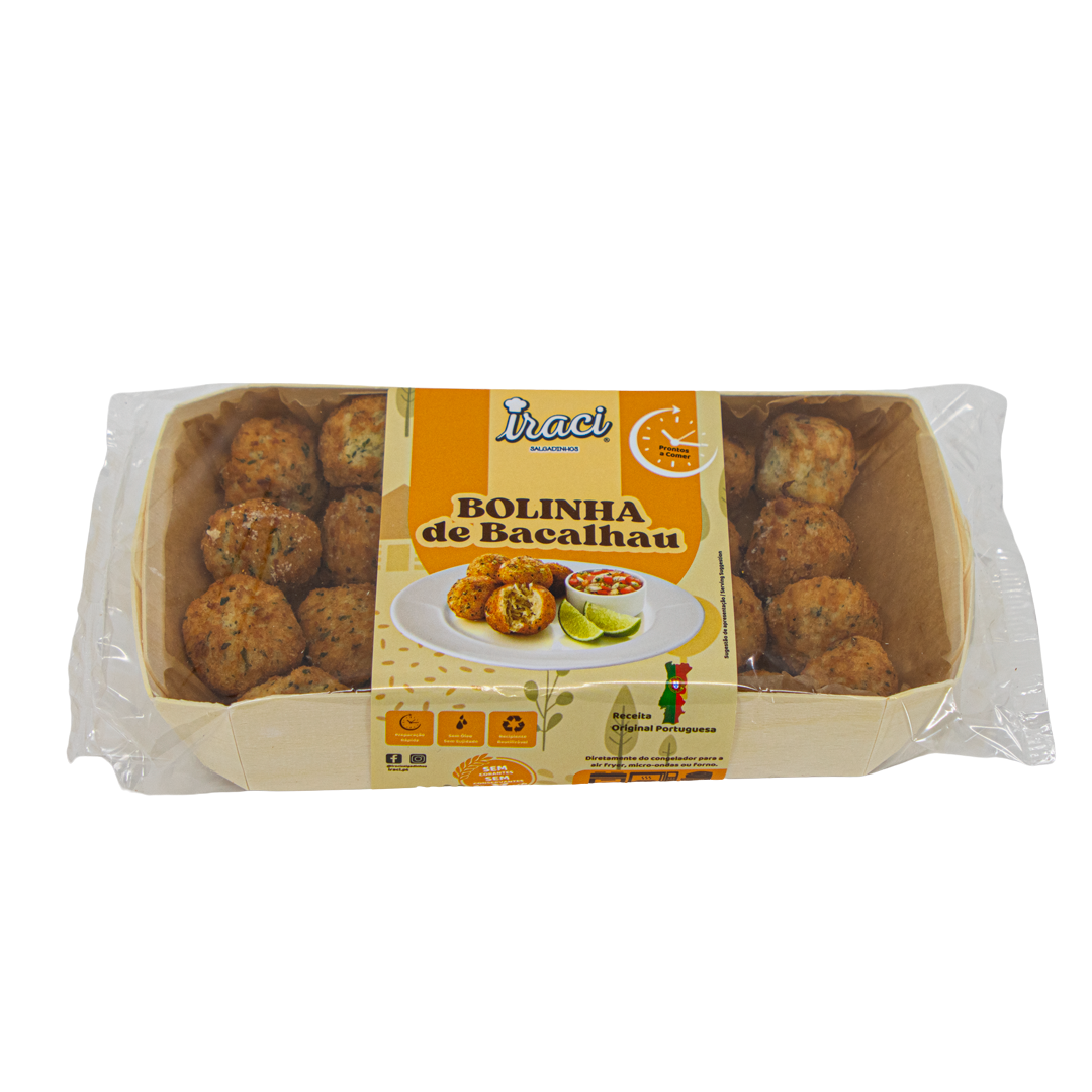 Mini Bolinha de Bacalhau 20g - 25UN X 15CV - CAIXA