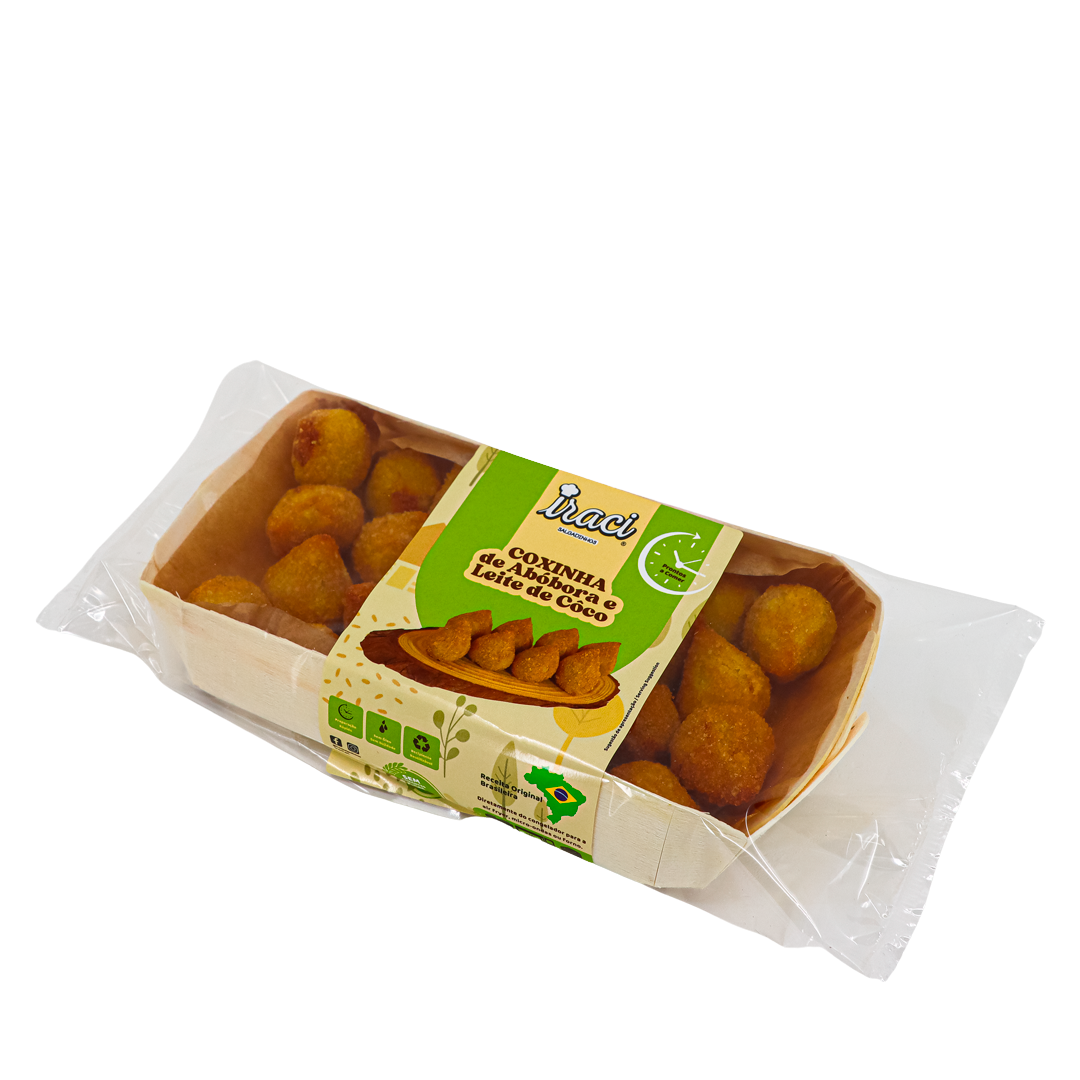 Mini Coxinha de Abóbora e Leite de Côco 20g - 25UN X 15CV - CAIXA