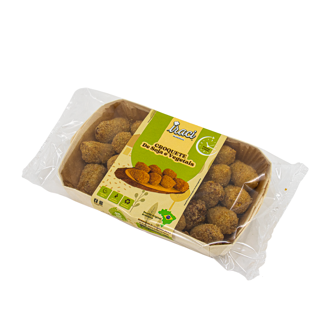 Mini Croquete de Soja e Vegetais 20g CX - 25UN X 15CV - CAIXA