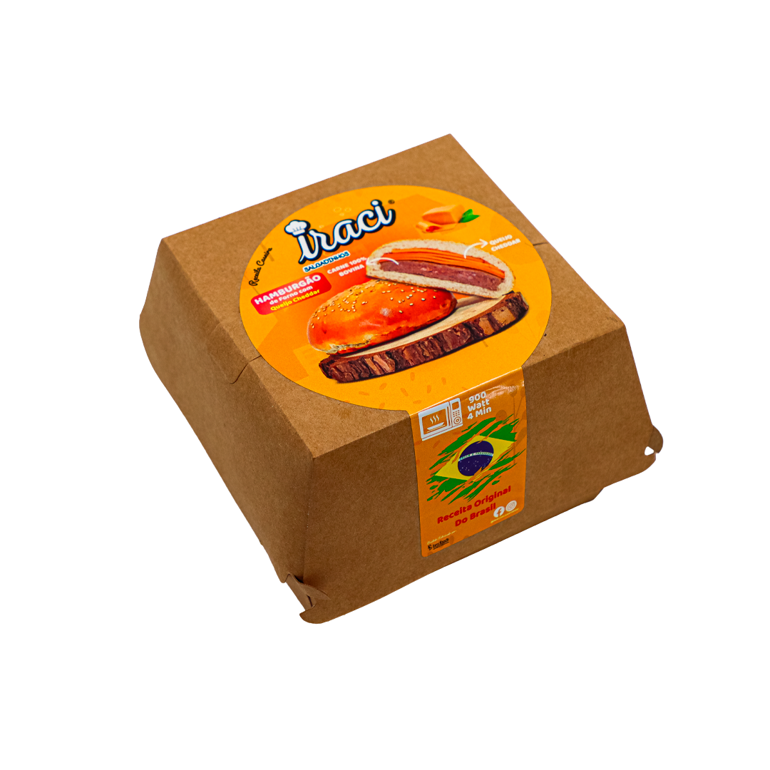 Hamburgão de Forno com Queijo Cheddar CX -12UN