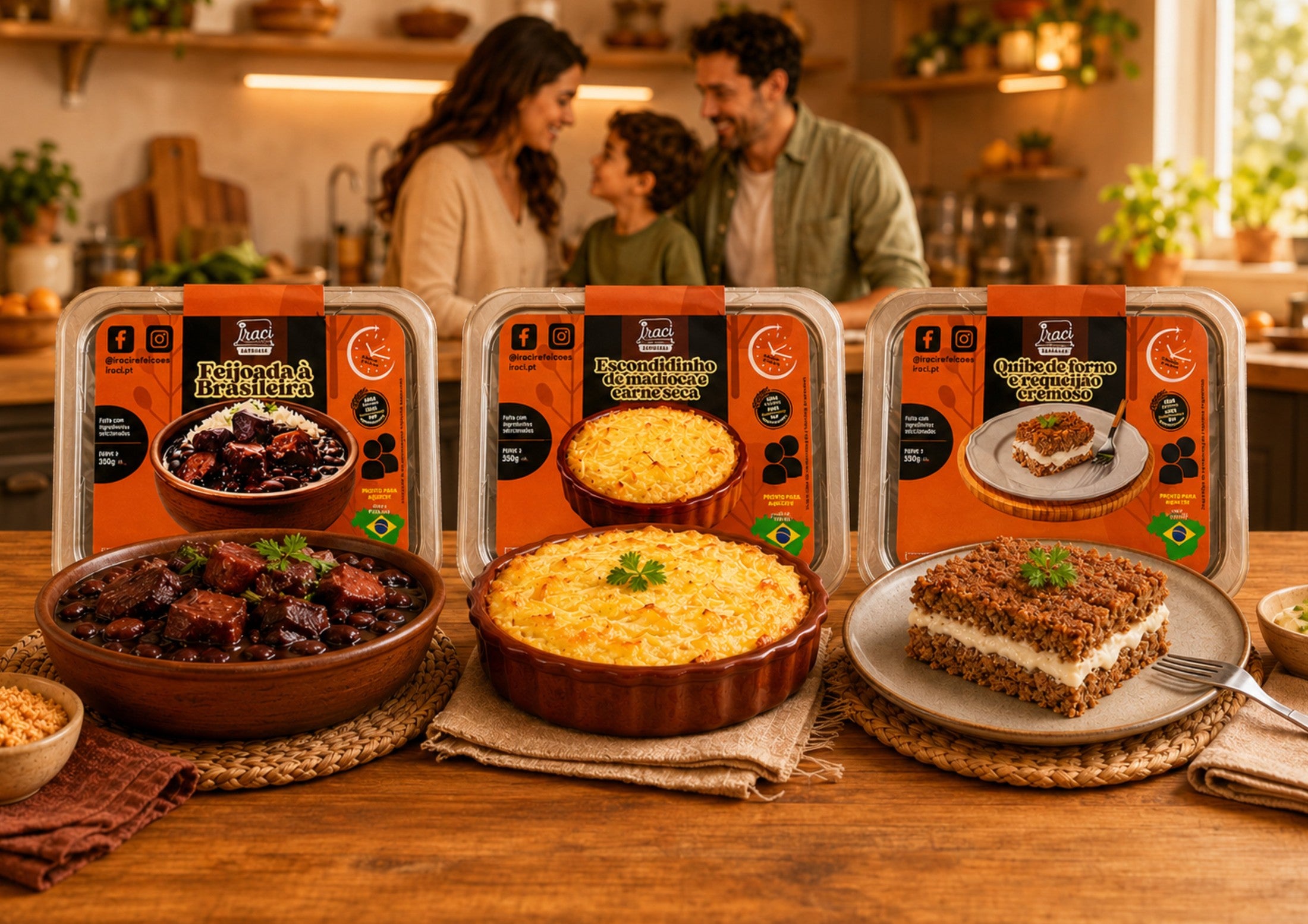 Gama Marmitas Iraci — Feijoada, Escondidinho e Quibe